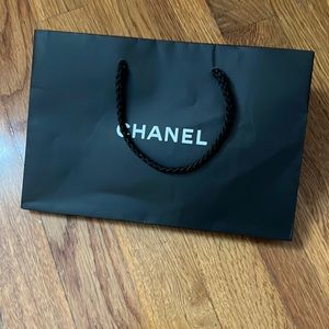 Chanel shopper. Good for sunglasses scarves etc